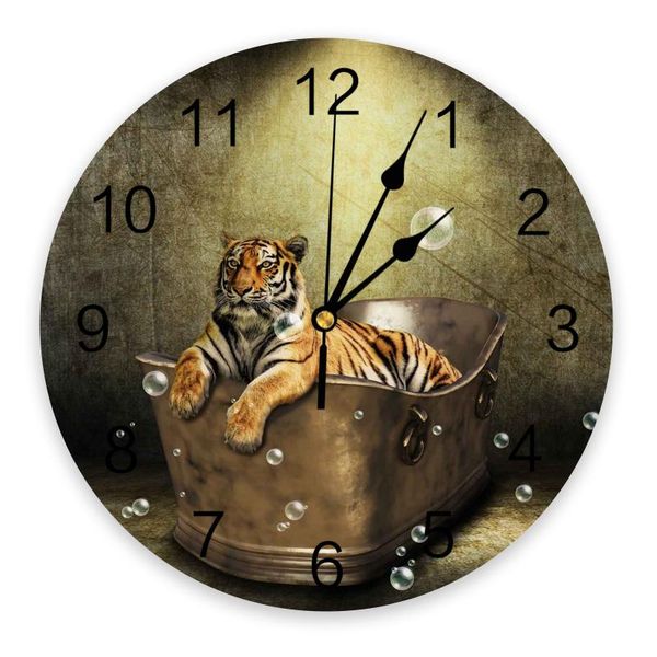animal tiger bathtub retro bubble wall clock home decor bedroom silent oclock watch wall digital clock modern design
animal tiger bathtub retro bubble wall clock home decor bedroom silent oclock watch wall digital clock modern design