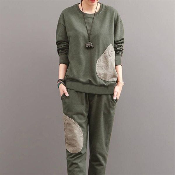 women's tracksuits women hip-hop style set pullovers coat with bottom pants combination side pockets design spring autumn loose l-4xl p, Gray
women's tracksuits women hip-hop style set pullovers coat with bottom pants combination side pockets design spring autumn loose l-4xl p, Gray