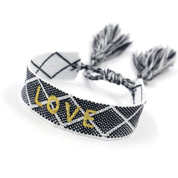 charm bracelets grey melange love friendship bracelet for women men adjustable embroidery tassel vintage couple braided jewelry, Golden;silver
charm bracelets grey melange love friendship bracelet for women men adjustable embroidery tassel vintage couple braided jewelry, Golden;silver