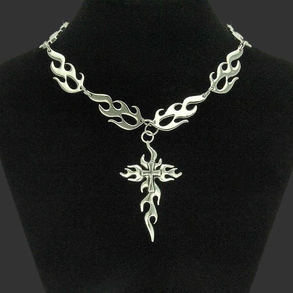amulet neck pendants fashion simple smooth cross men and women pendant trendsetter street nightclub accessories flame, Silver
amulet neck pendants fashion simple smooth cross men and women pendant trendsetter street nightclub accessories flame, Silver