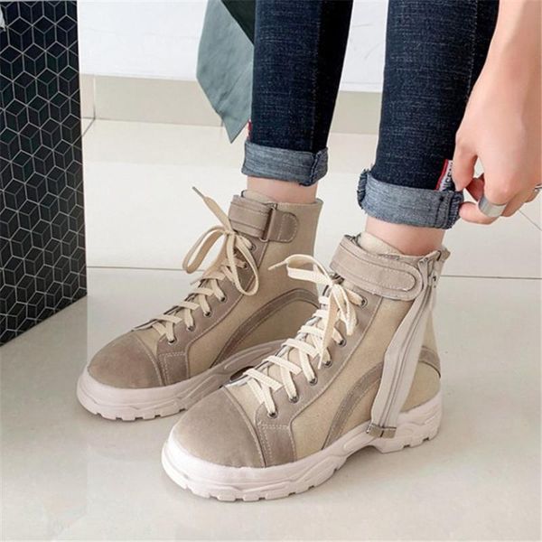 boots pxelena large size 34-45 women zipper lace up flat platform sneakers autumn winter warm combat punk shoes comfort, Black
boots pxelena large size 34-45 women zipper lace up flat platform sneakers autumn winter warm combat punk shoes comfort, Black