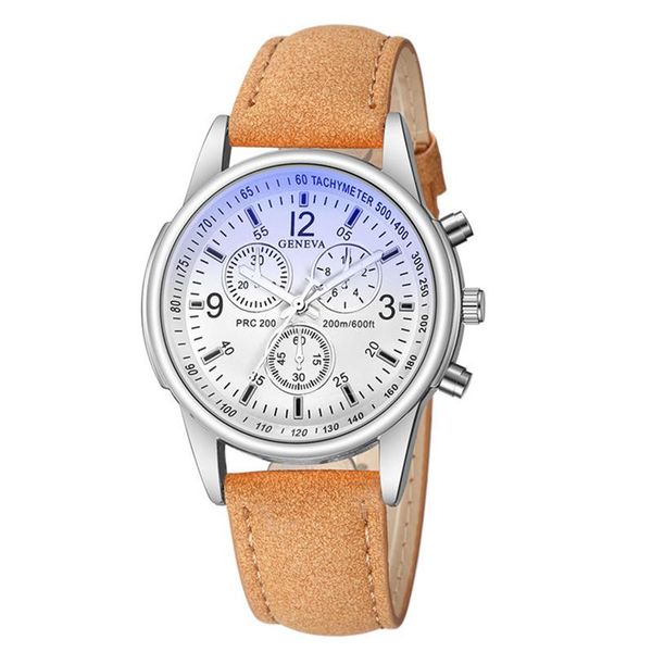 wristwatches men's sports watch fashion leather wristband blue glass dial simple waterproof quartz relogio masculino, Slivery;brown
wristwatches men's sports watch fashion leather wristband blue glass dial simple waterproof quartz relogio masculino, Slivery;brown