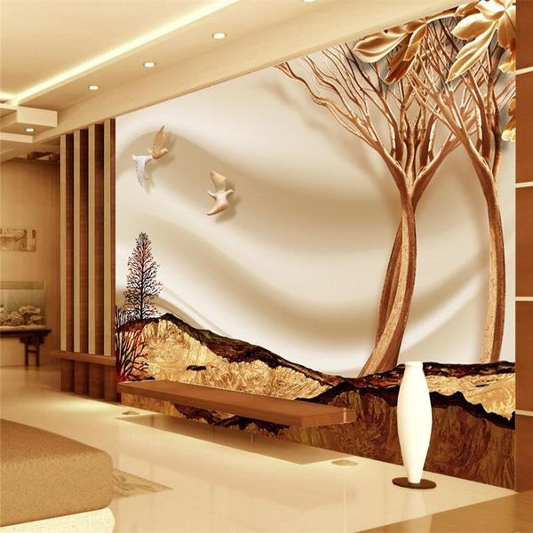 shuhiko european - style tree birds 3d tv background wall custom large - scale wall painting green wallpaper papel de parede
shuhiko european - style tree birds 3d tv background wall custom large - scale wall painting green wallpaper papel de parede