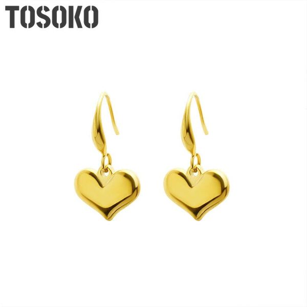 dangle & chandelier tosoko stainless steel jewelry unique texture design with heart earrings sweet for women bsf281, Silver
dangle & chandelier tosoko stainless steel jewelry unique texture design with heart earrings sweet for women bsf281, Silver