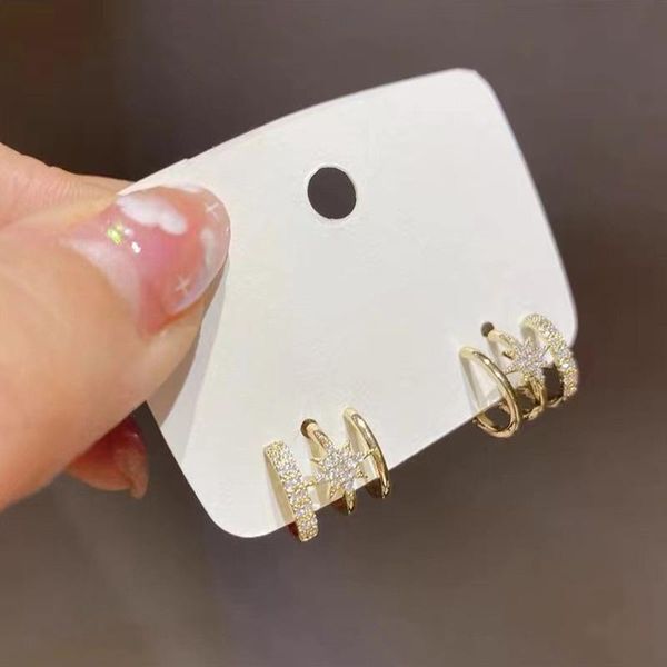 hoop & huggie geometric circle star c earrings luxury women cz stone exquisite pendant fashion jewelry wholesale s925 pin, Golden;silver
hoop & huggie geometric circle star c earrings luxury women cz stone exquisite pendant fashion jewelry wholesale s925 pin, Golden;silver