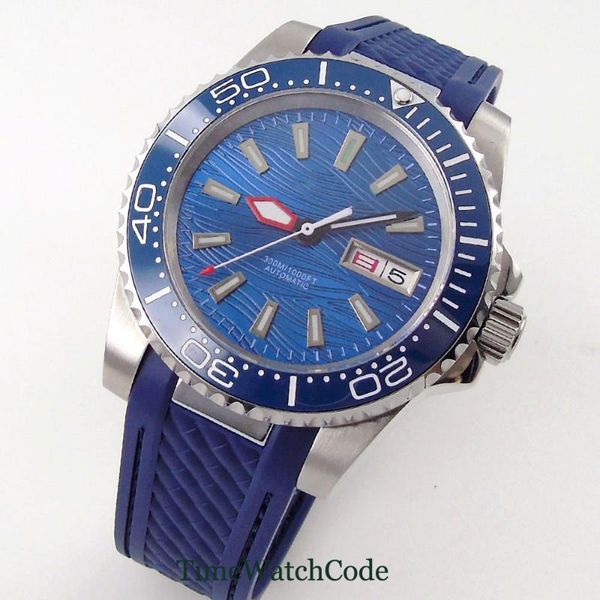 wristwatches 10bar automatic mens watch nh36a sterile black/blue/green/gray dial day date steel bracelet/rubber strap luminous ceramic bezel, Slivery;brown
wristwatches 10bar automatic mens watch nh36a sterile black/blue/green/gray dial day date steel bracelet/rubber strap luminous ceramic bezel, Slivery;brown