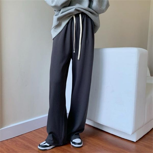 women's pants & capris alien kitty women solid casual femme loose all match 2021 drawstring autumn high waist slim wide leg straight tr, Black;white
women's pants & capris alien kitty women solid casual femme loose all match 2021 drawstring autumn high waist slim wide leg straight tr, Black;white