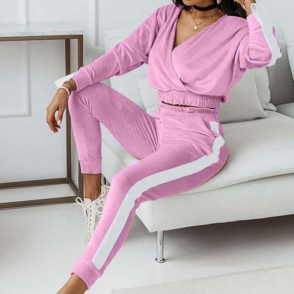 long sleeve style leisure autumn and winter new fresh sports yoga temperament velvet suit sweater suit women, White;black
long sleeve style leisure autumn and winter new fresh sports yoga temperament velvet suit sweater suit women, White;black