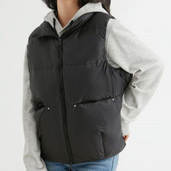 women's vests winter vest women casual waistcoat body warmer down jacket sleeveless solid stand collar coat zipper chaleco mujer, Black;white
women's vests winter vest women casual waistcoat body warmer down jacket sleeveless solid stand collar coat zipper chaleco mujer, Black;white