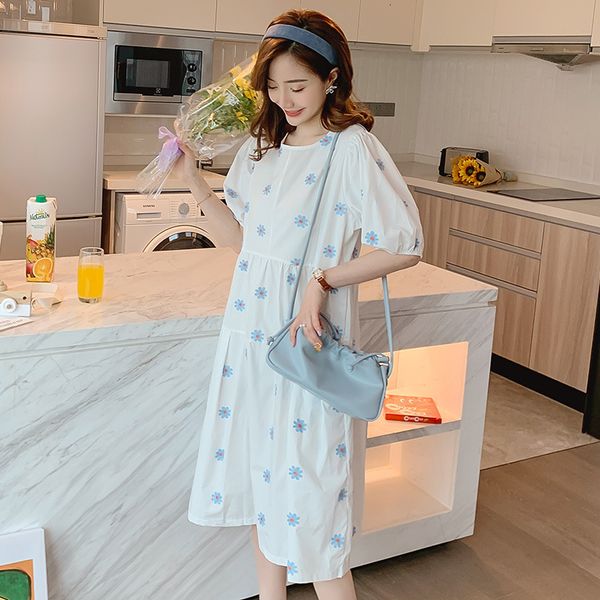2021 new maternity summer skirt, loose, short sleeve, slim, medium length, printed, korean version pic5, Black;gray
2021 new maternity summer skirt, loose, short sleeve, slim, medium length, printed, korean version pic5, Black;gray