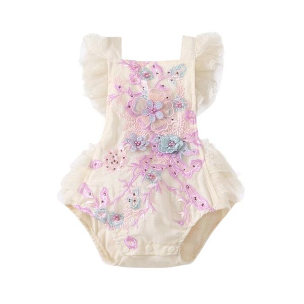 jumpsuits infant baby girls summer sleeve embroidery flower ruched beaded outwear kids toddler bodysuits 0-24m, Blue
jumpsuits infant baby girls summer sleeve embroidery flower ruched beaded outwear kids toddler bodysuits 0-24m, Blue