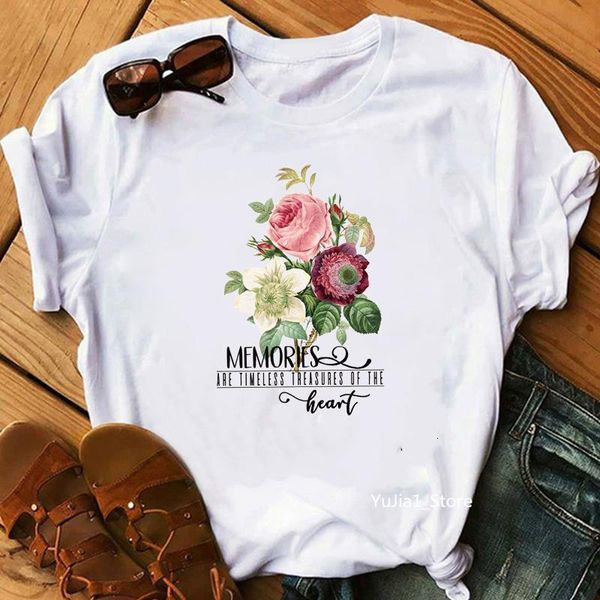 lovely flowers print t -shirt women summer woman short sleeve clothes vogue white casual cotton t shirt
lovely flowers print t -shirt women summer woman short sleeve clothes vogue white casual cotton t shirt