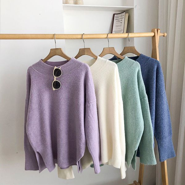 2021 women oversize sweater autumn winter casual long sleeve korean pullover sweaters woman knitted 50az, White;black
2021 women oversize sweater autumn winter casual long sleeve korean pullover sweaters woman knitted 50az, White;black