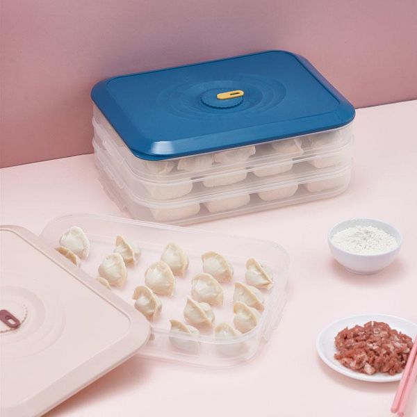 storage bottles & jars kitchen household dumpling box refrigerator keep fresh dumplings shrimp wontons separated multi-layered
storage bottles & jars kitchen household dumpling box refrigerator keep fresh dumplings shrimp wontons separated multi-layered