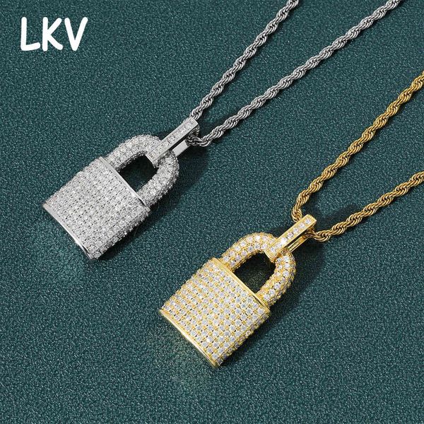 style lock pendant solid micro inlaid zircon hip hop necklace trend men's and women's personalized clavicle chain, Silver
style lock pendant solid micro inlaid zircon hip hop necklace trend men's and women's personalized clavicle chain, Silver