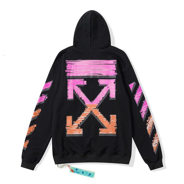 2021 autumn winter new off pink orange gradient arrstyle hoodie for men and women, Black
2021 autumn winter new off pink orange gradient arrstyle hoodie for men and women, Black
