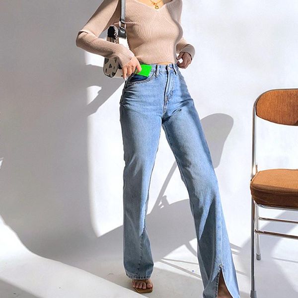 women's jeans straight for women high waist classic boyfriend pants retro blue asymmetric splits at ankles loose mom denim long pante
women's jeans straight for women high waist classic boyfriend pants retro blue asymmetric splits at ankles loose mom denim long pante