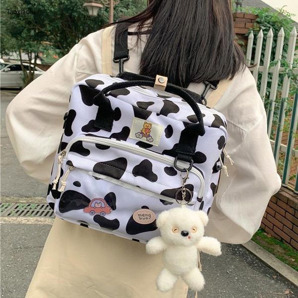backpack classic fashion waterproof women kawaii girl student mini cow for teenager black cute school bag mochila rucksack
backpack classic fashion waterproof women kawaii girl student mini cow for teenager black cute school bag mochila rucksack