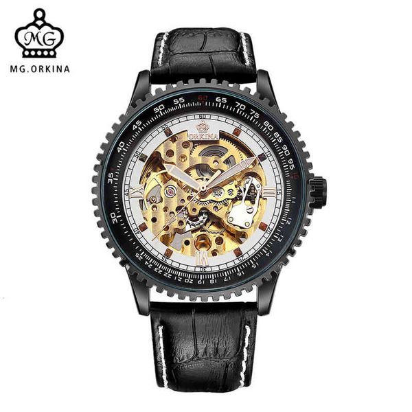 man mg case orkina large clock gold skeleton mechanical s male automatic leather tape, Slivery;brown
man mg case orkina large clock gold skeleton mechanical s male automatic leather tape, Slivery;brown