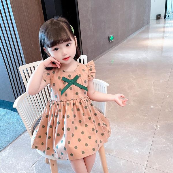 girl's dresses baby girls summer dress casual princess for dot sleeveless girl clothes 1-4 years infant clothing, Red;yellow
girl's dresses baby girls summer dress casual princess for dot sleeveless girl clothes 1-4 years infant clothing, Red;yellow