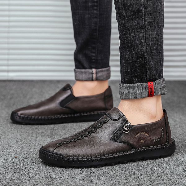 2020 new casual leather shoes mens springtide stream flat beanie shoes 2020 agent joined korean style solid color slip-on lofter shoes, Black;white
2020 new casual leather shoes mens springtide stream flat beanie shoes 2020 agent joined korean style solid color slip-on lofter shoes, Black;white