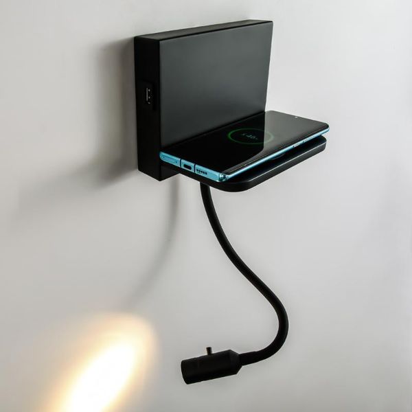 wall lamp zerouno wireless charger phone shelf indoor led lamps bedroom flexible tube reading book lights with dc 5v 2a usb port
wall lamp zerouno wireless charger phone shelf indoor led lamps bedroom flexible tube reading book lights with dc 5v 2a usb port