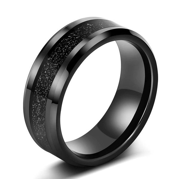 wedding rings mens black ring tungsten carbide 8mm bands sandstone inlay high polished beveled edges, Slivery;golden
wedding rings mens black ring tungsten carbide 8mm bands sandstone inlay high polished beveled edges, Slivery;golden