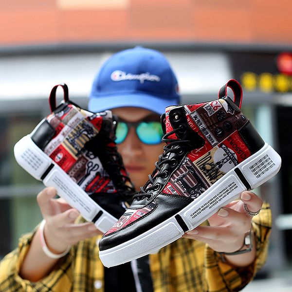 new original skateboard shoes man women high classic sneakers breathable balance shoes 2 color outdoor sports casual
new original skateboard shoes man women high classic sneakers breathable balance shoes 2 color outdoor sports casual