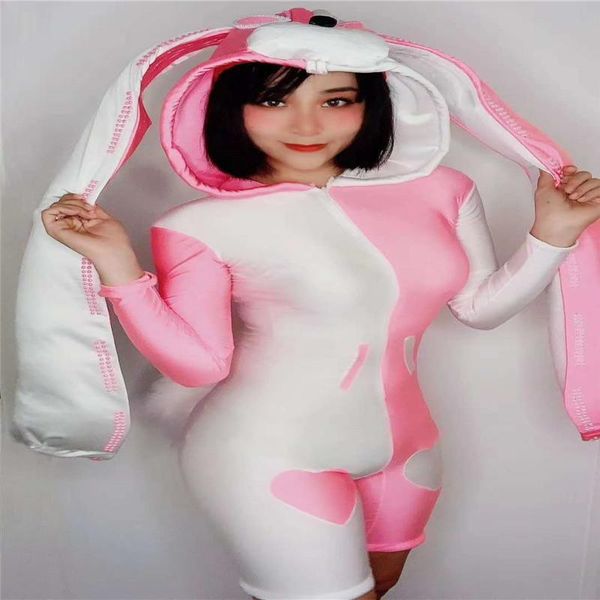 party decoration h75 tight elastic stretched bodysuit cosplay singer pole dancer model partyrabbit clothes costume
party decoration h75 tight elastic stretched bodysuit cosplay singer pole dancer model partyrabbit clothes costume