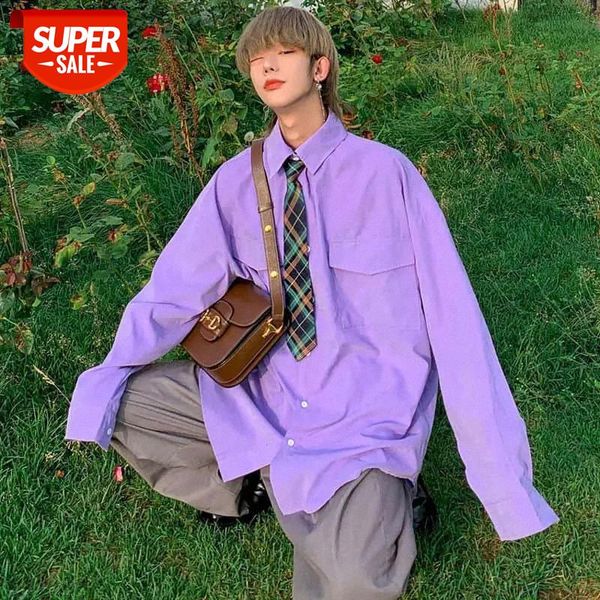 2021 white shirt men blouse women blouses korean trend hong kong style loose ins long-sleeved shirt boys trendy jacket autumn #4272, White;black
2021 white shirt men blouse women blouses korean trend hong kong style loose ins long-sleeved shirt boys trendy jacket autumn #4272, White;black