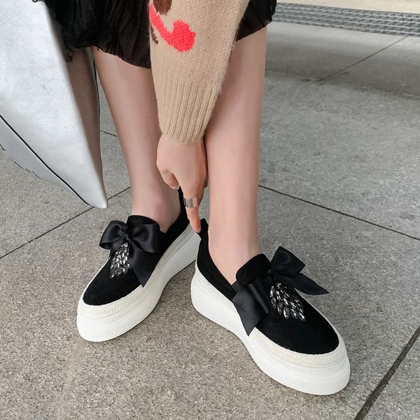 womens genuine leather slip-on platform flats loafers leisure soft comfortable thick sole moccasins causla shoes for women saledress shoes, Black
womens genuine leather slip-on platform flats loafers leisure soft comfortable thick sole moccasins causla shoes for women saledress shoes, Black
