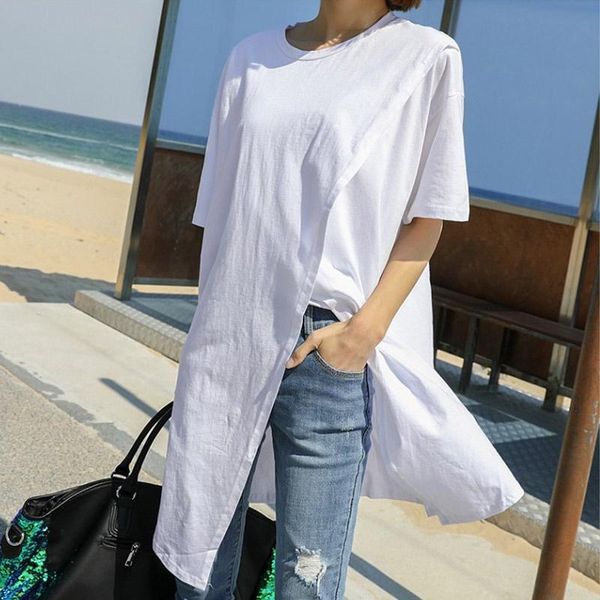 women's t-shirt white women casual 2021 summer short sleeve round neck split hem party shirts bohemian plus size blusa
women's t-shirt white women casual 2021 summer short sleeve round neck split hem party shirts bohemian plus size blusa
