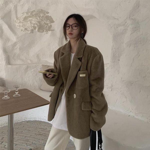 women's jackets coat winter suit collar single-breasted imitation mink velvet ladies fashion short knit outwear cardigan, Black;brown
women's jackets coat winter suit collar single-breasted imitation mink velvet ladies fashion short knit outwear cardigan, Black;brown