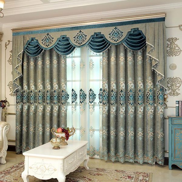 curtain & drapes european style curtains for living dining room bedroom light luxury embroidered valance
curtain & drapes european style curtains for living dining room bedroom light luxury embroidered valance