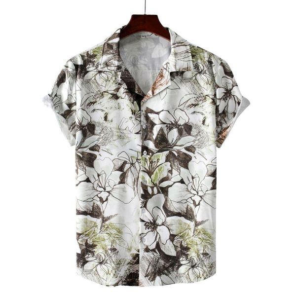 men's casual shirts fardress 2021 summer digital printed suit collar short sleeve shirt, White;black
men's casual shirts fardress 2021 summer digital printed suit collar short sleeve shirt, White;black