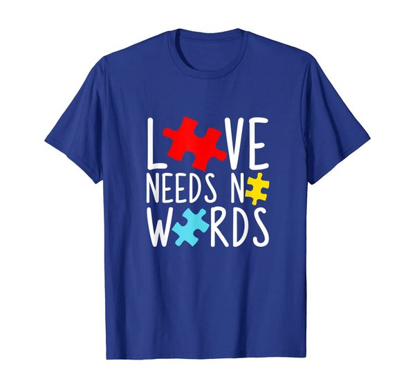 love needs no words shirt - autism awareness t-shirt, White;black 
love needs no words shirt - autism awareness t-shirt, White;black