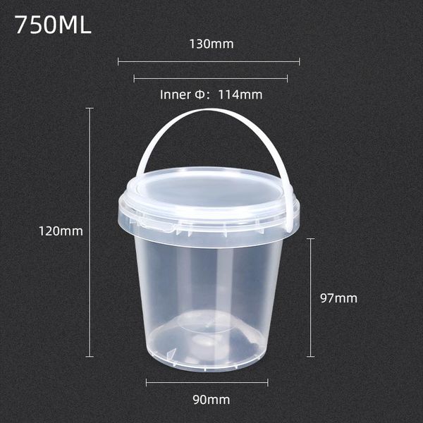 storage bottles & jars umetass thicken 750ml plastic bucket with lid for liquid lotion home container 10pcs/lot
storage bottles & jars umetass thicken 750ml plastic bucket with lid for liquid lotion home container 10pcs/lot