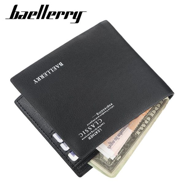 baellerry 2021 fashion korean black men's wallet leather card holder p passport men purse bifold small wallets and purses, Red;black
baellerry 2021 fashion korean black men's wallet leather card holder p passport men purse bifold small wallets and purses, Red;black