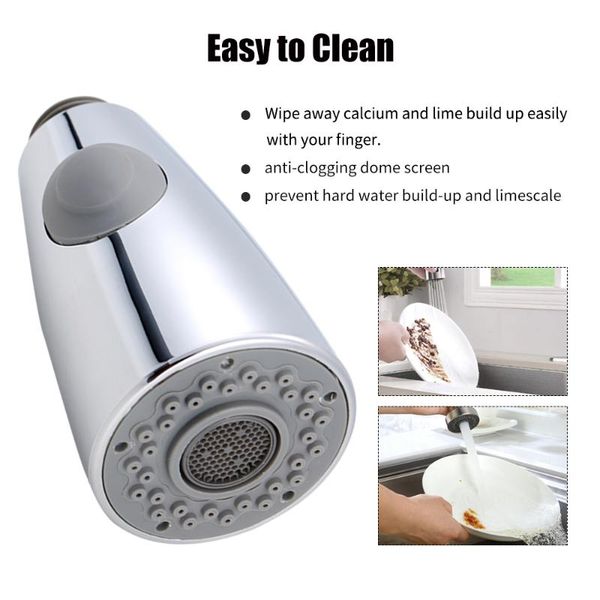 kitchen faucets 2-function faucet accessories abs brushed nickel chrome silver sink pull down dual spray shower head
kitchen faucets 2-function faucet accessories abs brushed nickel chrome silver sink pull down dual spray shower head