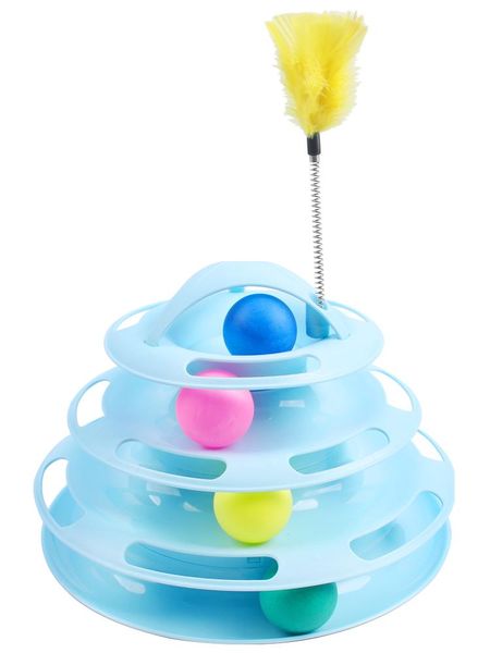 cat toys three levels pet toy tower tracks disc intelligence amusement triple ball training plate nn50wj
cat toys three levels pet toy tower tracks disc intelligence amusement triple ball training plate nn50wj