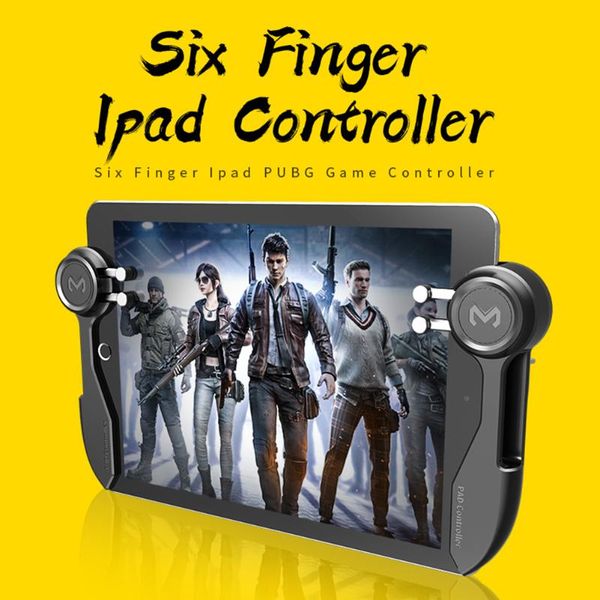 akpad6k 2pcs 6 fingers tablet shooting gaming button triggers gamepad for pubg game controller joystick
akpad6k 2pcs 6 fingers tablet shooting gaming button triggers gamepad for pubg game controller joystick