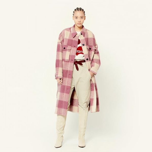 women's wool & blends 2021 french early autumn clothing classic plaid mid-length coat loose long-sleeved wool-blend woolen, Black
women's wool & blends 2021 french early autumn clothing classic plaid mid-length coat loose long-sleeved wool-blend woolen, Black