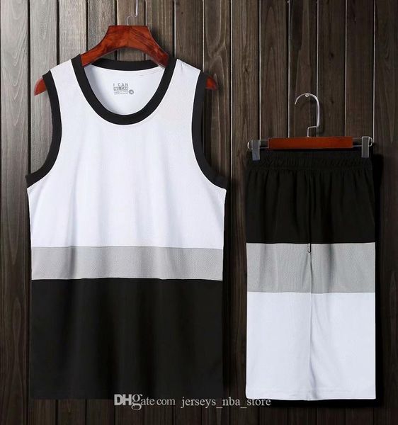 men blank double-sided basketball team uniforms kits sports clothes tracksuits personality customized basketball sets with shorts 25-15, Black;red
men blank double-sided basketball team uniforms kits sports clothes tracksuits personality customized basketball sets with shorts 25-15, Black;red