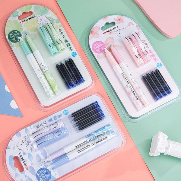 gel pens 2+4pcs/set pen erasable refill blue ink sacstraight liquid rollerball 0.38/0.5mm school writing stationery
gel pens 2+4pcs/set pen erasable refill blue ink sacstraight liquid rollerball 0.38/0.5mm school writing stationery