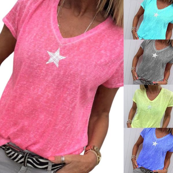 women's t-shirt plus size 5xl deep v neck t shirt silver star print vetement femme 2021 thin casual womens knitted short sleeve, White
women's t-shirt plus size 5xl deep v neck t shirt silver star print vetement femme 2021 thin casual womens knitted short sleeve, White