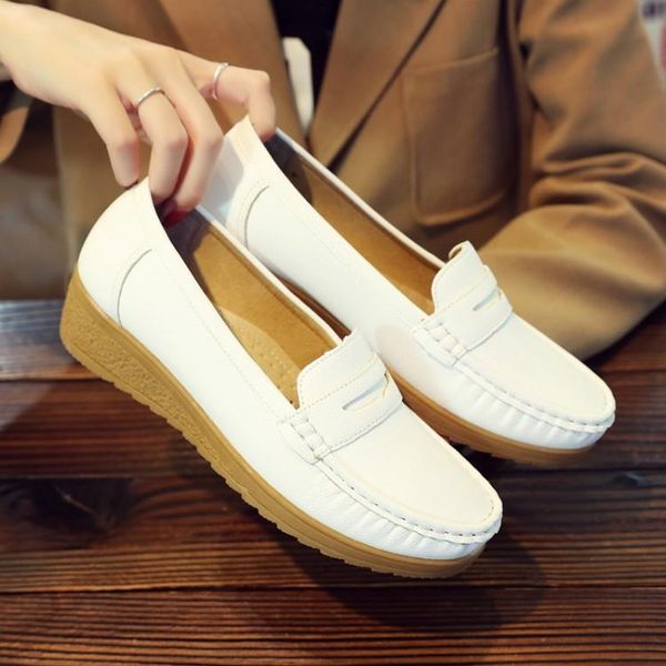 dress shoes women single summer wedge pumps with soft soles casual round toe mother, Black
dress shoes women single summer wedge pumps with soft soles casual round toe mother, Black