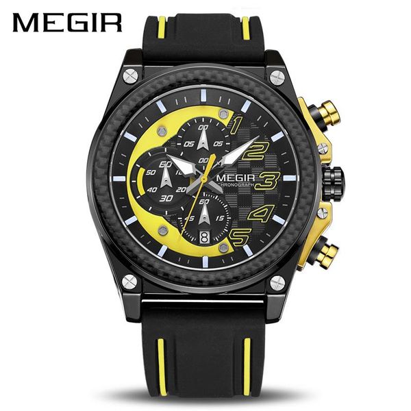 wristwatches megir men watches sport wristwatch men's watch big dial quartz chronograph man stainless steel date clock, Slivery;brown
wristwatches megir men watches sport wristwatch men's watch big dial quartz chronograph man stainless steel date clock, Slivery;brown