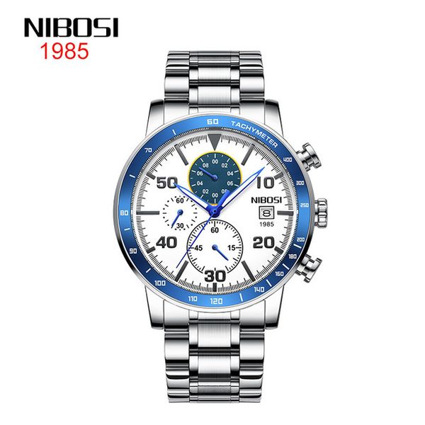 5 style nibosi chronograph mens watch watches quartz watches waterproof and luminescent stainless steel watches silver shell white dail, Slivery;brown
5 style nibosi chronograph mens watch watches quartz watches waterproof and luminescent stainless steel watches silver shell white dail, Slivery;brown
