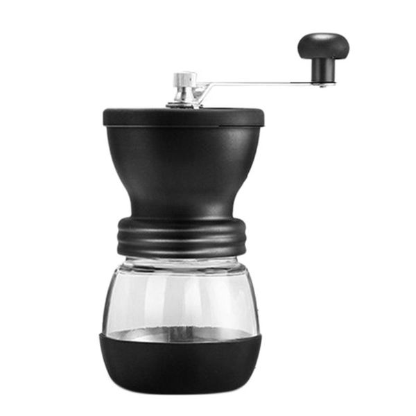 manual coffee grinder - hand ground coffee beans taste infinitely adjustable grind, glass jar, stainless steel
manual coffee grinder - hand ground coffee beans taste infinitely adjustable grind, glass jar, stainless steel