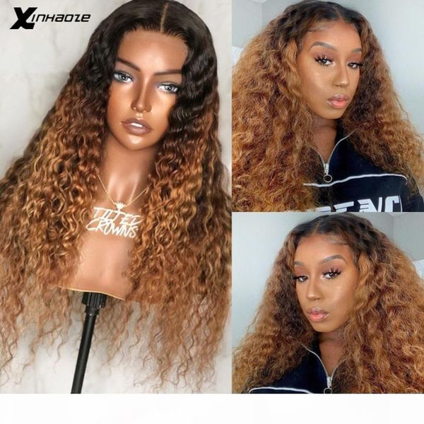 brazilian deep curly lace front wigs with baby hair density180 #1bt30 remy hair 13x6x1 t part human lace front wig, Black;brown
brazilian deep curly lace front wigs with baby hair density180 #1bt30 remy hair 13x6x1 t part human lace front wig, Black;brown